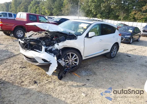 2020 Acura Rdx Technology Package из США, поврежденный, VIN 5J8TC1H5XLL002613